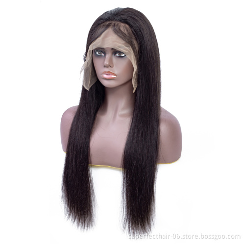 13x6 straight Part Lace Front 100% Human Hair wigs  Brazilian Virgin Hair Straight Wave Lace Wig